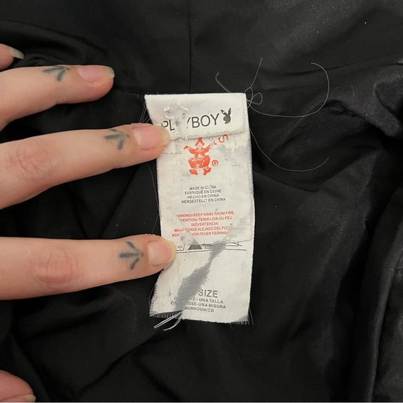 Playboy Pink Sexy Girlfriend Velvet Robe - Picture 8 of 10